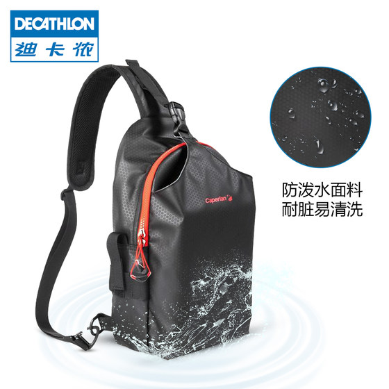 Decathlon Shoulder Bag Messenger Bag Men's Lure Bag Travel Sports Portable Casual Small Backpack Chest Bag Mini OVF