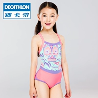 Decathlon bơi spa teen girl girl áo tắm một mảnh chống clo hoạt động miễn phí NAB k bikini đi biển