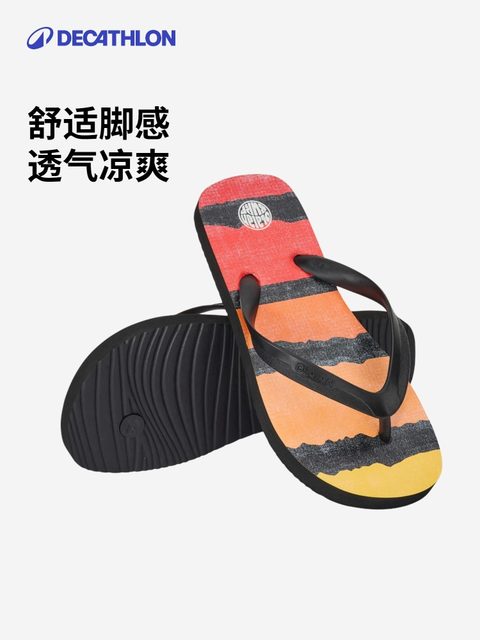 Decathlon ເດັກຍິງ sandals ເດັກນ້ອຍຫາດຊາຍເກີບເດັກນ້ອຍຊາຍເດັກນ້ອຍ slippers ເກີບເດັກນ້ອຍ hole ເກີບ wading ອ່ອນ KIDK