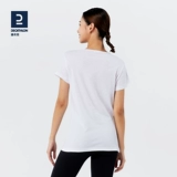 Хлопковая летняя одежда для йоги, спортивная футболка для спортзала, короткий рукав, свободный крой