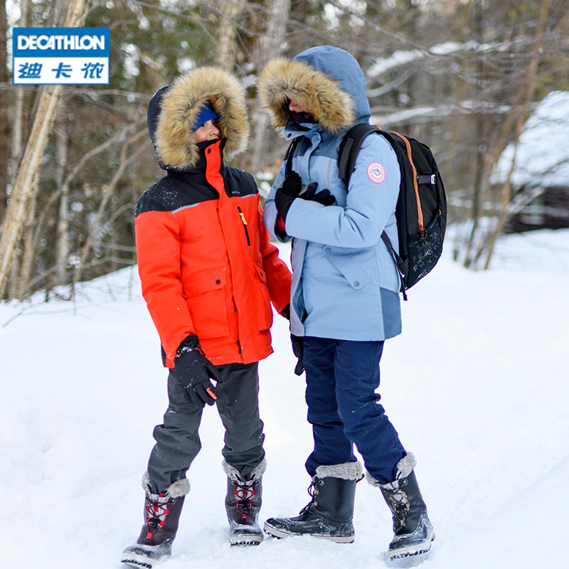 Dikamnon flagship store children warm cotton clothes boy girl jacket thickened jacket plus suede cotton padded jacket KIDD-Taobao