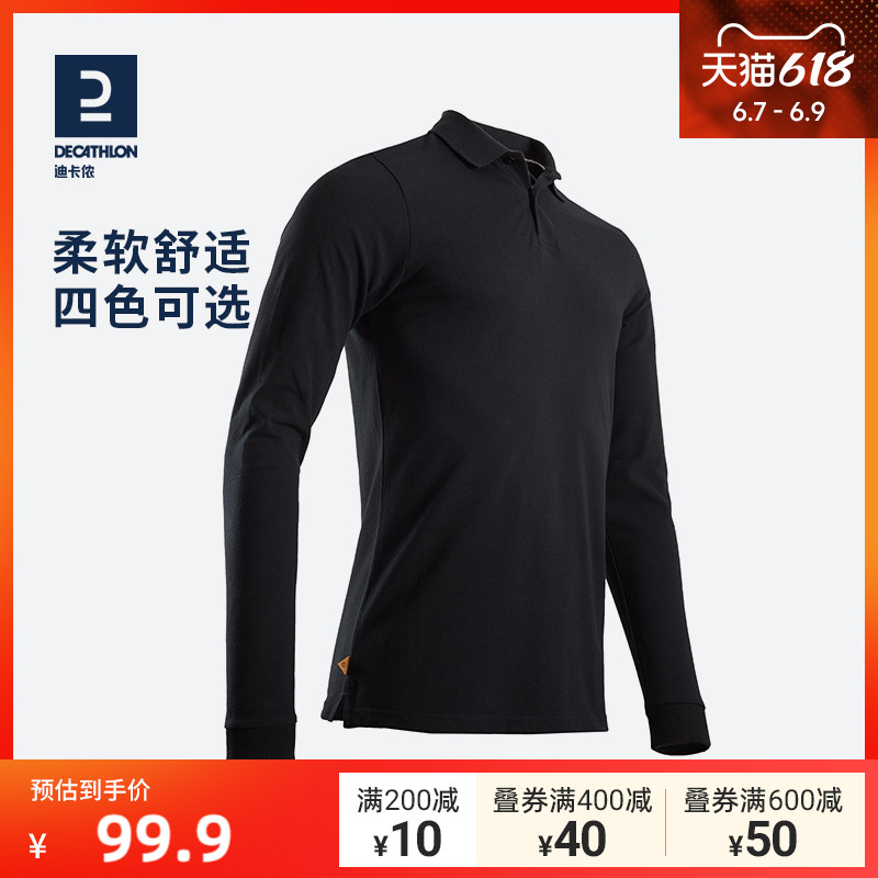 DiCannon polo long sleeve polo shirt male T-shirt male turtlenecks lenient Rav Laurenma ball big size men's clothing autumn winter MSMO