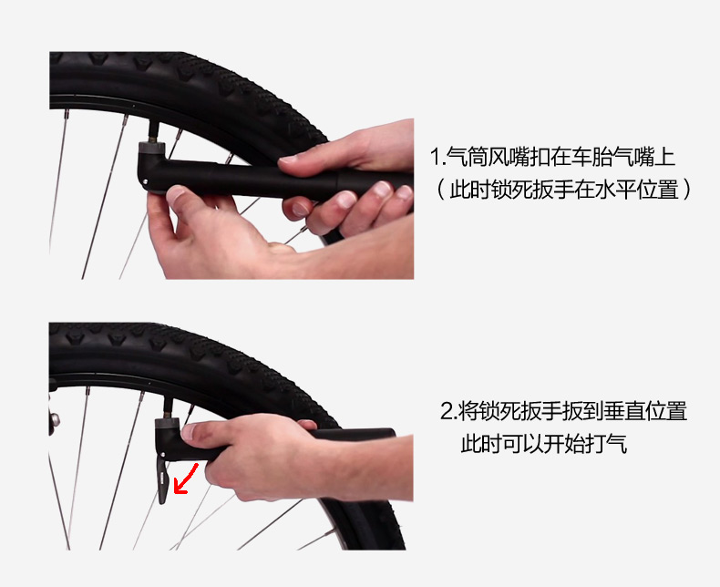Pompe à vélo DECATHLON - Ref 2386843 Image 12