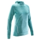 Áo len thể thao Decathlon của phụ nữ mùa đông chạy bộ thể dục quần áo ấm áo thun áo hoodie dài tay áo thể thao RUNW