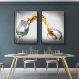 Бокал, современный и минималистичный декор для гостиной, легкий роскошный стиль