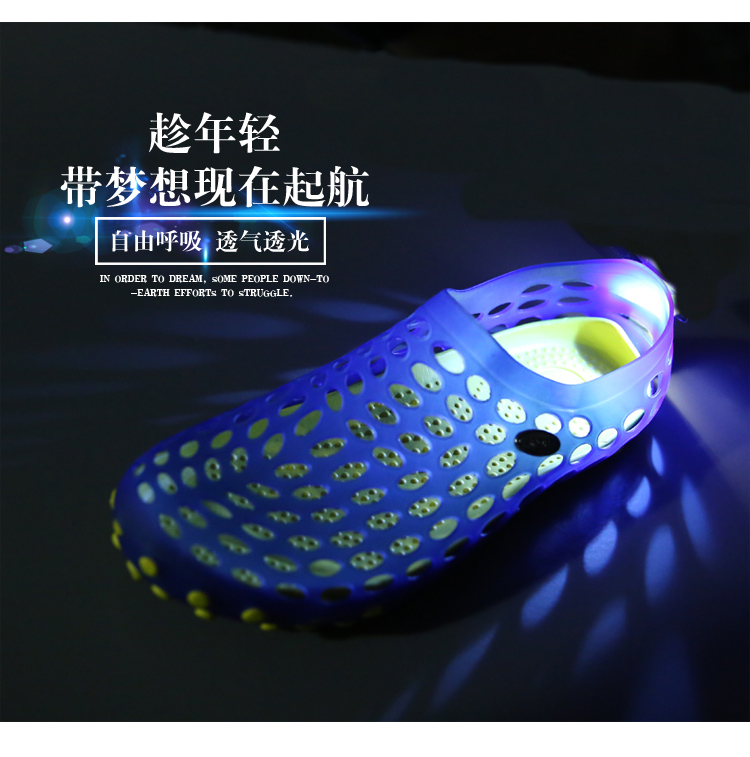 Giày chống nước mưa nam thời trang rửa xe cao su giày câu cá bơi lội ngược dòng giày đi biển lỗ giày dép nam - Rainshoes ủng lội nước cho nam