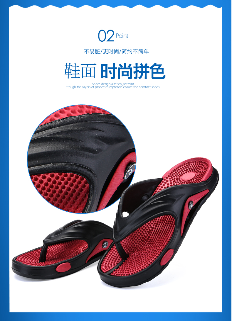 Dép nam mùa hè Việt Nam mới Giày bãi biển Air Cushion Tide Cá tính Trong nhà và ngoài trời Trượt kẹp Flip Flops Men dép gucci chính hãng