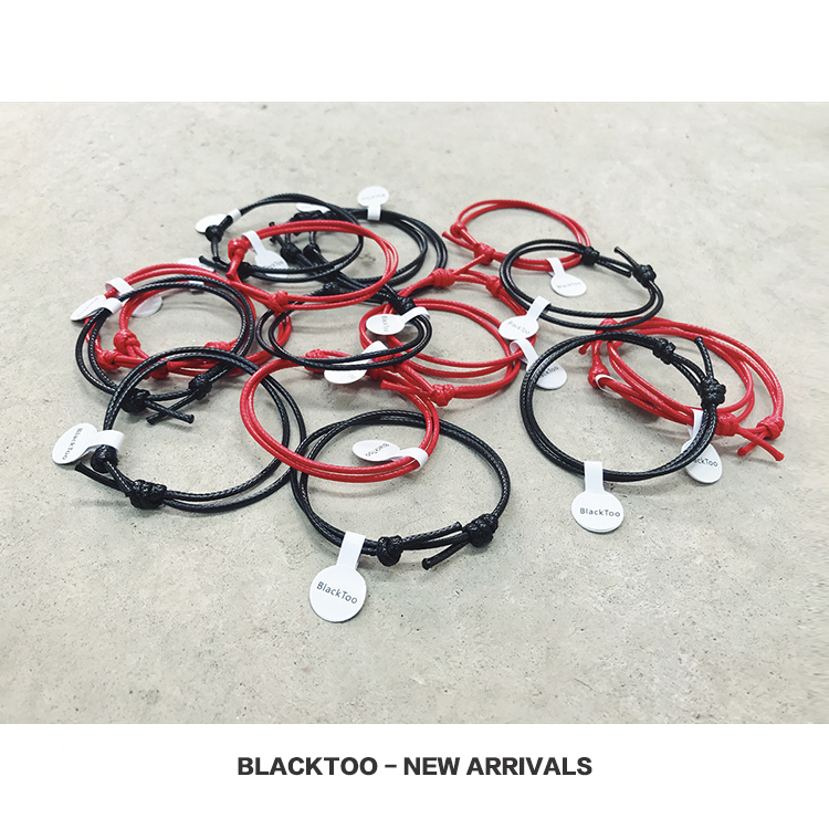 [Mua một tặng một] BlackToo / sợi dây may mắn Năm nay sợi dây màu đỏ mong muốn sợi dây thừng màu đen chân dây thừng phụ kiện thời trang nữ