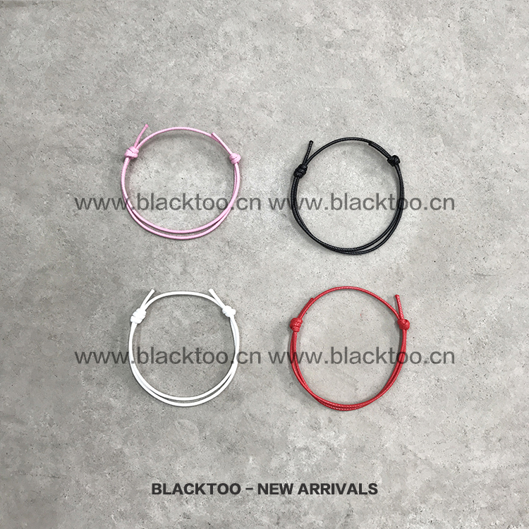 [Mua một tặng một] BlackToo / sợi dây may mắn Năm nay sợi dây màu đỏ mong muốn sợi dây thừng màu đen chân dây thừng phụ kiện thời trang nữ