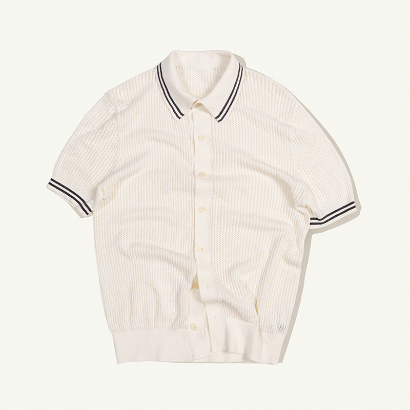 Cashco Cotton-Cashmere Blend Lapel Short-Sleeve Knit Cardigan Cashco Cotton-Cashmere Blend Lapel Short-Sleeve Knit Cardigan