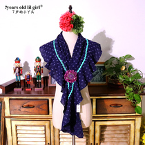 7yearsoldlilgirl flamenco dance accessories tencel ruffle scarf shawl black BK422