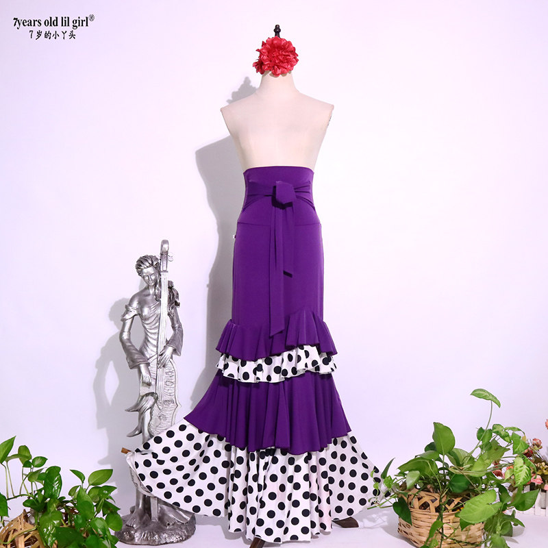 Dance Suit Brands Hot Pins Flamento Franco Frammengofer Ramen's Tail Skirt 2323 new DTT22-Taobao