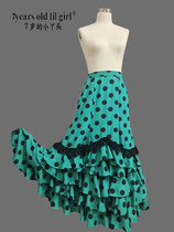 Dance wear brand design Flamenco Flamenco flamenco high elastic hip dance skirt DTT95