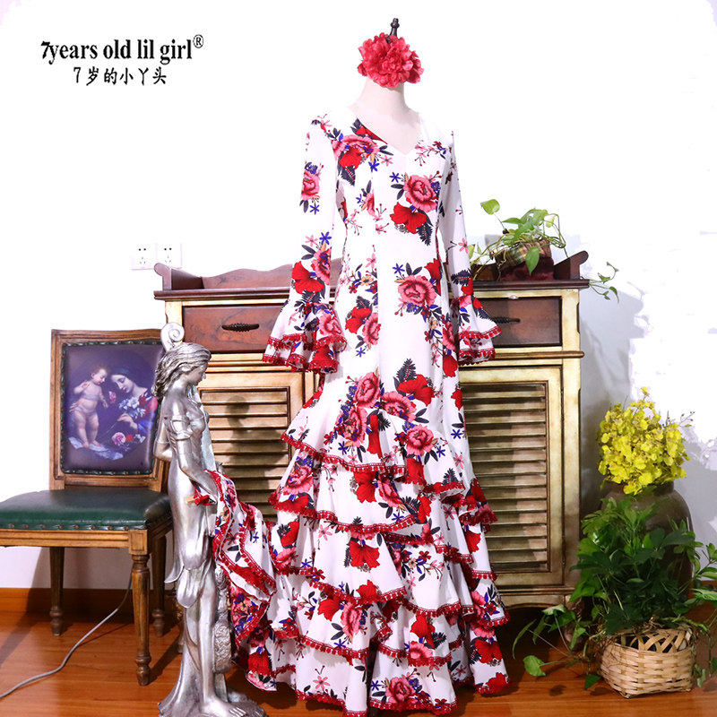 异国舞蹈国标舞西班牙舞连衣裙👗F13010该怎么选?看这篇就够了