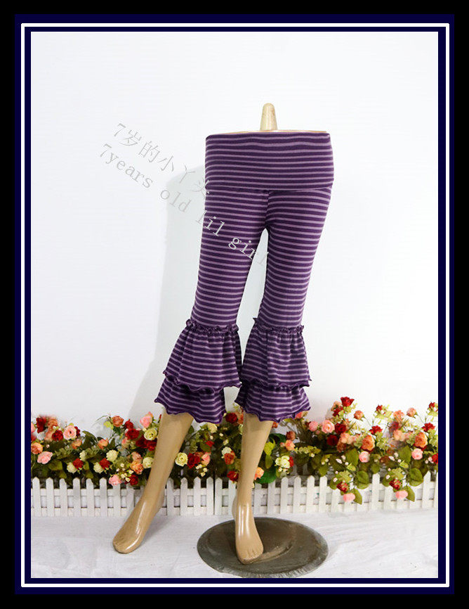 Belly dance popularity Lower Tribal Pants Hitting Bottom Pants Elastic Cotton Low Waist Lotus Leaf 7 Pants AH111-Taobao