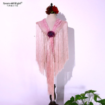 2021 New Flamenco Spanish Dance Large Shawl Scarf Tassel Silk Tassel Performance CB19