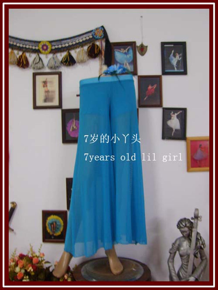 Belly Leather Dance New Classical Dance Broadlegged Horn Pants Taiwan Water Yarn Big Skirt Pants Brand Hot Pin CM14 -Taobao