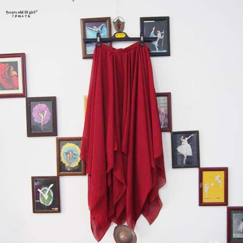 Belly dance with a hot pin Italian snow spinning 12 corner large swing yarn dress formulated EW34-Taobao