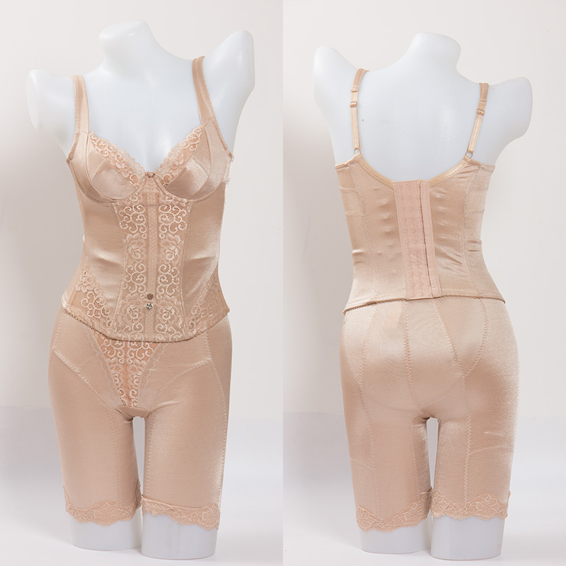 Tingmei corset với áo ngực Bụng eo hông hip corset đồ lót nữ chia nhỏ phù hợp với 70 bãi nhỏ áo ngực cho bé bú