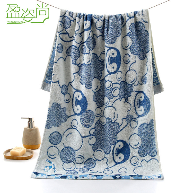 Small Bath Towel, Pure Cotton, Absorbent and Soft, 100*50cm, Lint-Free, Premium Quality Cotton, 50*100cm, for Adults and Children