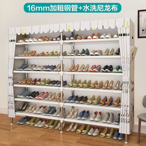 Home shoe cabinet entrance cabinet large capacity multi-layer cabinet lockers door shoe rack economical storage cabinet