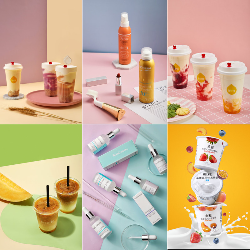 ins wind photo props photography background paper morandi shooting background double sided pure color background plate products static food milk tea beauty makeup small decoration background cloth commercial scene swing racket arrangement