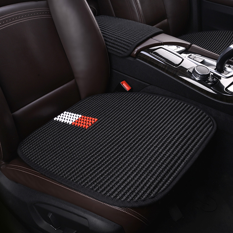 Ice silk car cushion Summer cool cushion no backrest four sets of seat cushions cool and breathable ice silk cushion free of bundle