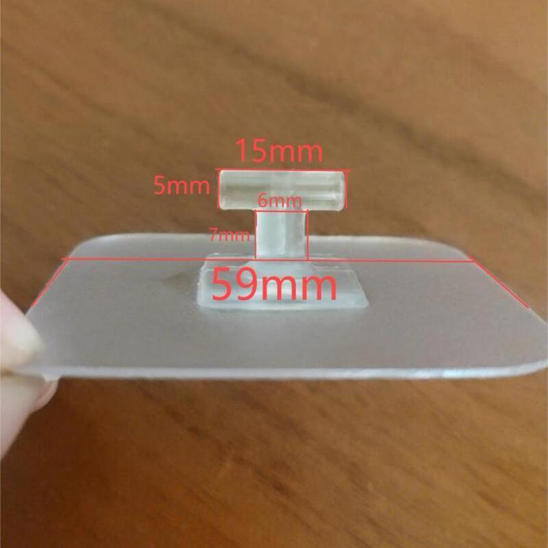 Special T-Shaped Adhesive for Full Coverage Sunshade Film, Mushroom Head Adhesive, Suction Cup Clip, Magic Tape, No-Drill Hook