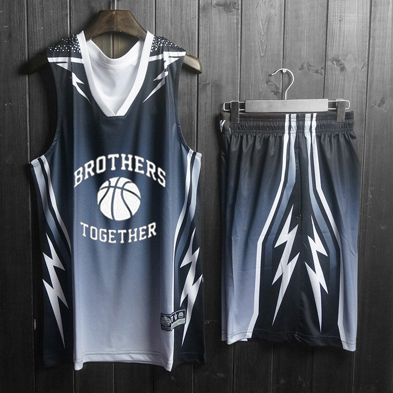 Basketball suit jersey men's suit Team suit custom personality tide sleeveless vest sports game basketball suit diy custom