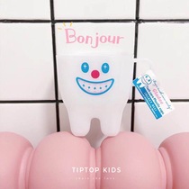 TTK | Japanese Tooth Cup tooth shape childrens mouthwash Cup to care for teeth