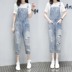 . 2020 mùa hè lỗ mới của Hàn Quốc phiên bản của quần vành đai vành đai lỏng lẻo hiển thị mỏng Harlan jumpsuit thường mặc 