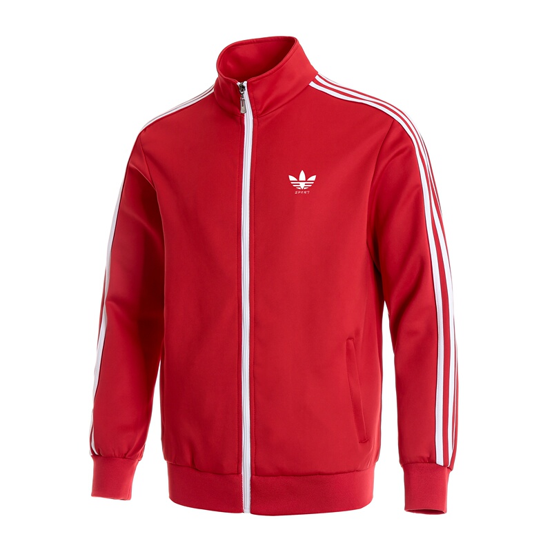 Autumn Clover Cardigan Stand-Up Collar Classic Three-Stripe Sweatshirt Unisex Outdoor Sports Casual Long-Sleeve Jacket