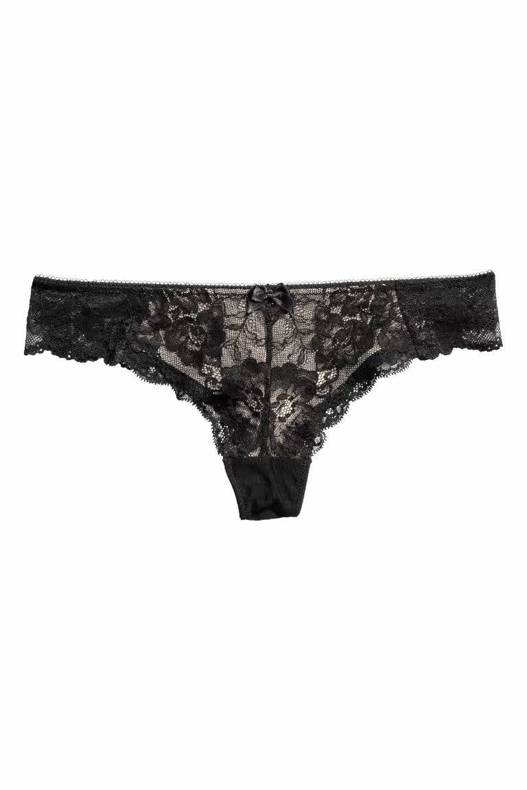 Đặc biệt ~ Thụy Điển H Lace Half Thong Quần lót 34-42 quần lót cotton