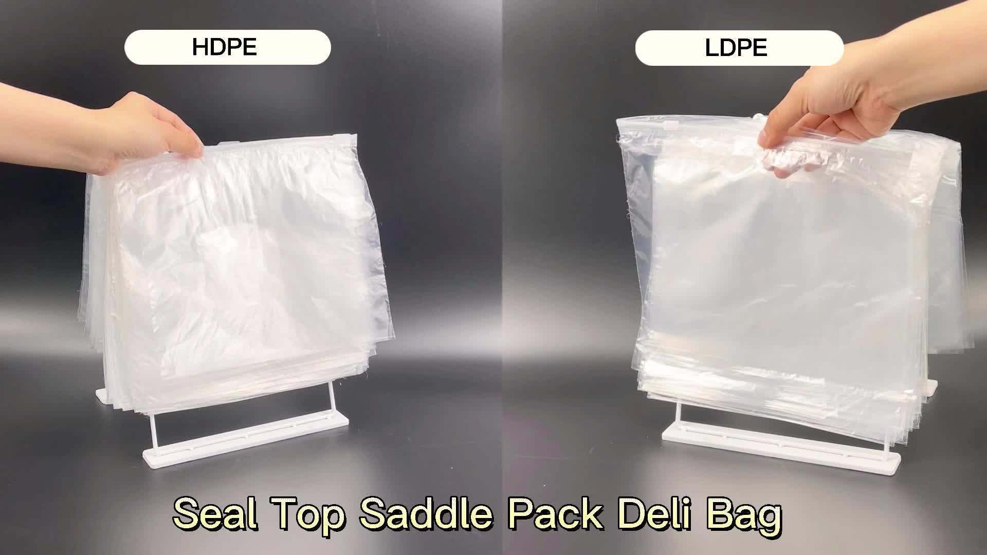 Clear Plastic Saddle Pack Restaurant Food Packaging 10" X 8" Hd Ld