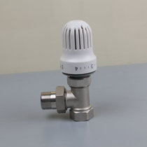 Pure copper floor heating automatic adjustment thermostatic valve high resistance self-operated radiator heating small basket thermostatic valve temperature sensing bag