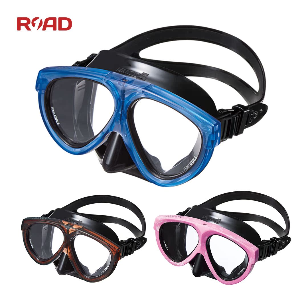 Gull Mantis 5 Dive Surface Free Dive Scuba Low Volume Scuba with myopia lens in Japan