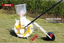 Special direct selling hand push planter corn soybean cotton and other hand push seeder roller spot seeding machine free
