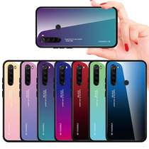 Mirror Gradient Tempered Glass Case For Xiaomi Redmi Note 8