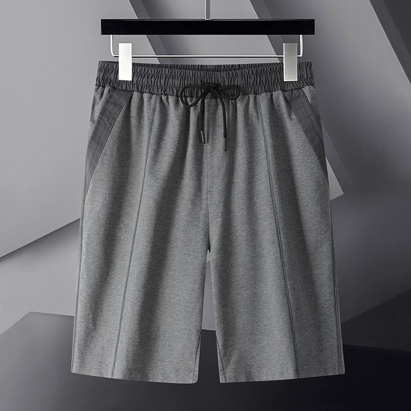 Шорты, вязаные хлопковые тонкие спортивные пляжные штаны, oversize, плюс размер