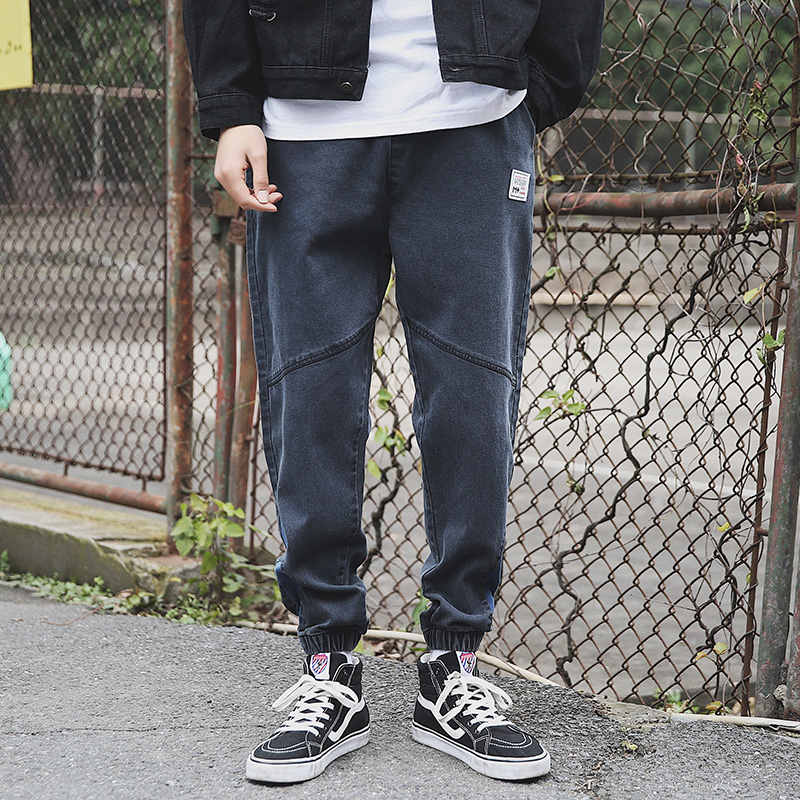 Add Fat to Code Fat Casual Old Daddy Jeans Male Tide Cards Loose Thick Trend Spring Autumn Season Fattening Kharen Pants