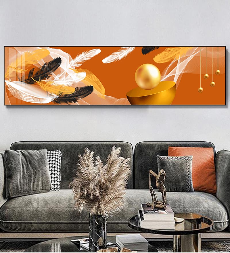 Modern minimalist bedroom bedside decoration painting room background wall painting light luxury master bedroom painting hotel hotel wall painting