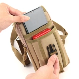 Водонепроницаемая искусственная сумка для пожилых людей, универсальный мобильный телефон, ремень, ткань оксфорд, для среднего возраста