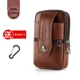 ZP красно-коричневый четырехслойный 6-6,5 дюймов (подходит для мобильных телефонов до 16,5 см) без детской сумки