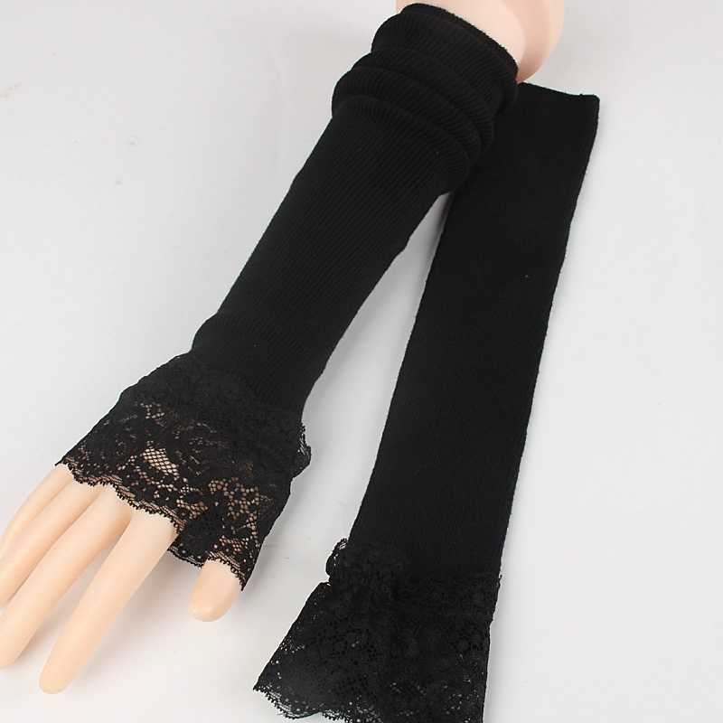 Women's Autumn and Winter Arm Warmers, Knitted Lace Mid-Length Cotton Sleeves, Fake Cuffs, Sweater Patchwork Glove Sleeves, Women's Fake Sleeves Women's Autumn and Winter Arm Warmers, Knitted Lace Mid-Length Cotton Sleeves, Fake Cuffs, Sweater Patchwork Glove Sleeves, Women's Fake Sleeves