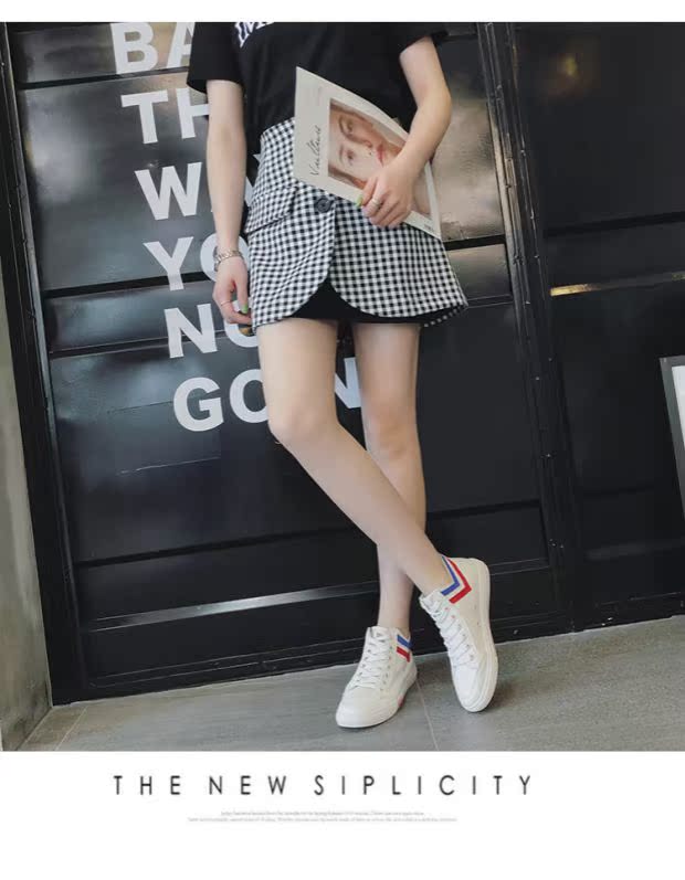 Màu miệng V phù hợp với bề mặt da mềm mại ở trên cao để giúp đôi giày trắng nữ nhỏ bé 2019 hè và thu mới - Giày cao gót giay bitis nữ