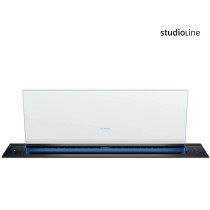 German imported Siemens studioLine protruding embedded 80cm glass screen under suction range hood