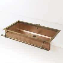 Italian imported OfficineGullo handmade brass 80cm kitchen sink washing dish sink