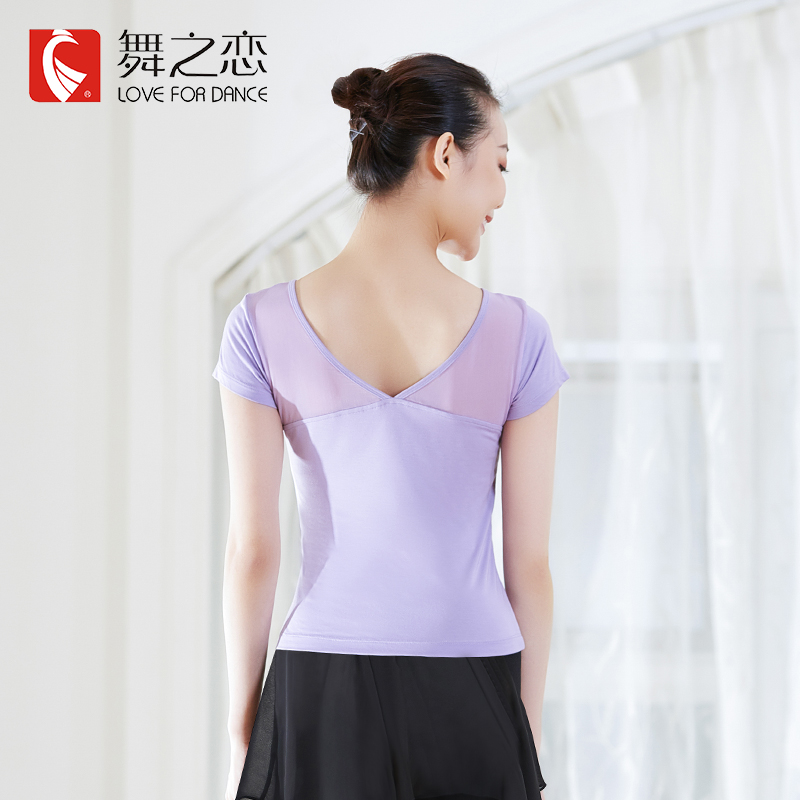 Dance of Love dance clothes female spring and summer new short-sleeved body training clothes adult classical Chinese dance basic training top