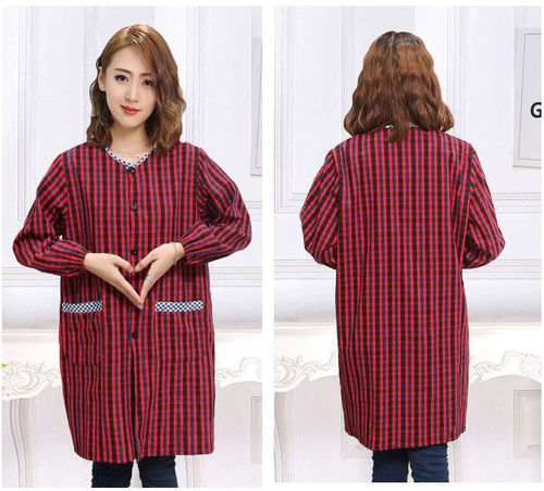 Модный хлопковый фартук, юбка, летний кардиган, лонгслив, длинный нагрудник