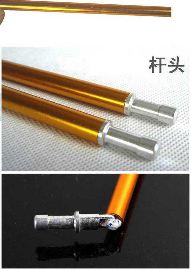 [D mô hình 2] 1 4 mét 8,5mm nhôm hợp kim nhôm cực cực 3-4 người ba khung đậm - Lều / mái hiên / phụ kiện lều lều dã ngoại